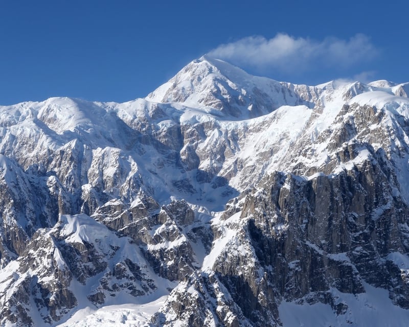 Fly Around Denali From Talkeetna