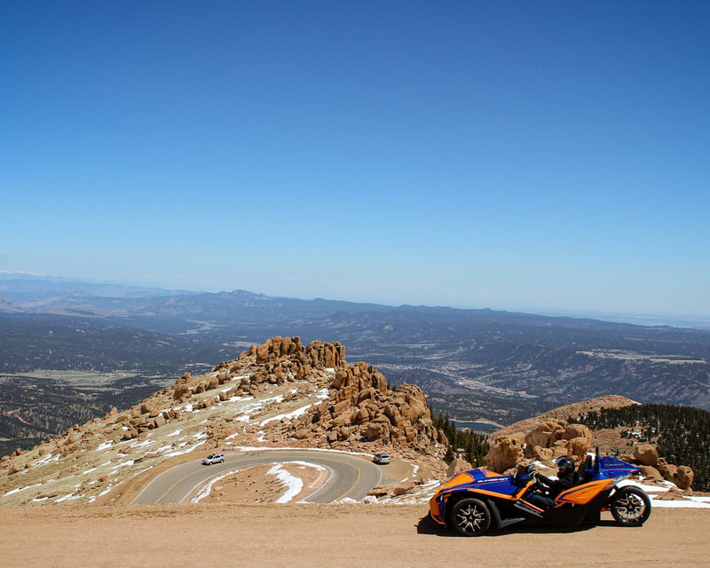 Drive a Full-Day Slingshot Rental in Woodland Park