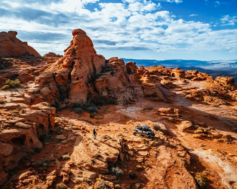 Private Sand Hollow Red Rock ATV Tour near Hurricane