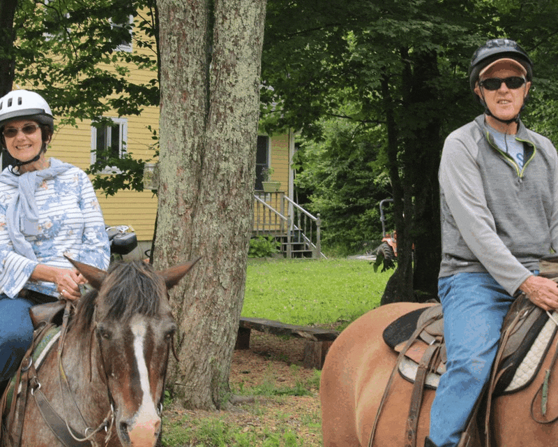 Guided Horseback Trail Ride in Princeton, MA