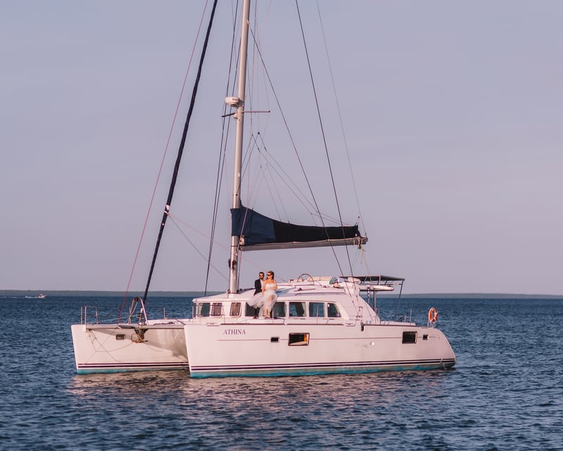 Catamaran Day Sail & Paddleboarding from Mackinac Island