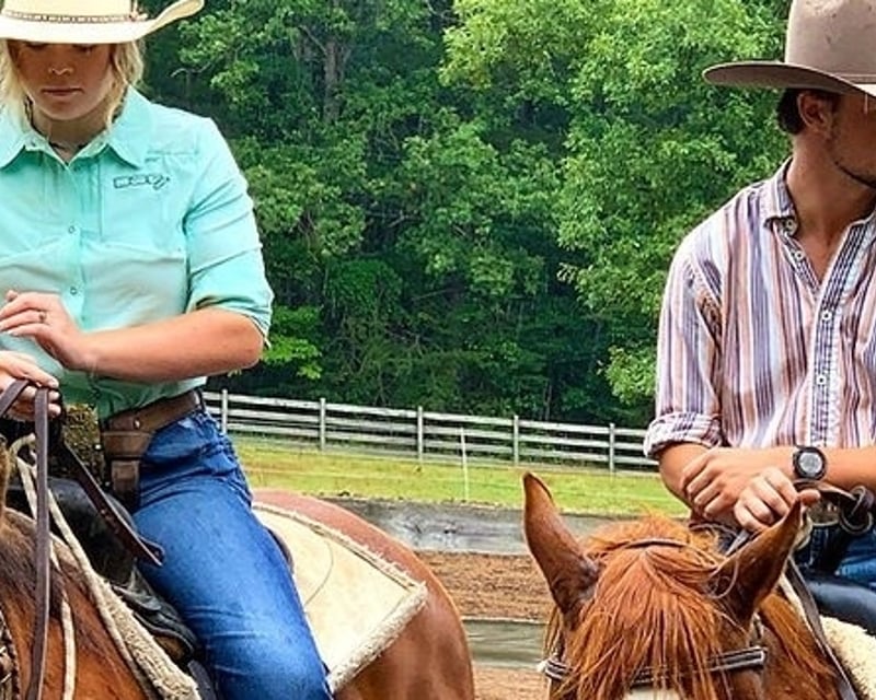 Private Couples Horseback Ride in Fort Valley