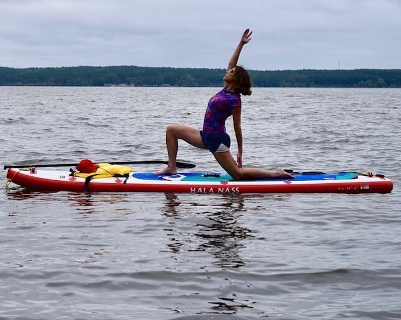 Stand Up Paddleboard Yoga on Monterey Bay in Santa Cruz