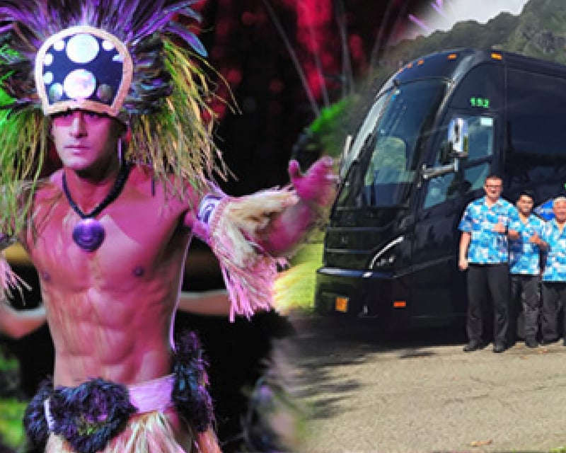 Fire Knife Luau with Round-Trip Transport on Kauai
