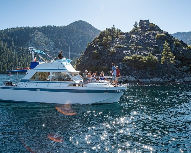Private Lake Tahoe Yacht Charter to Emerald Bay