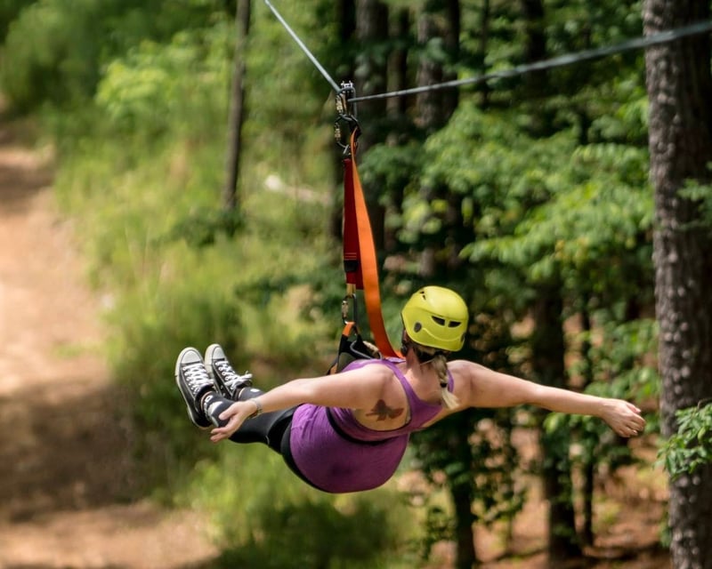 Durham Zipline Tour With Quick Drop