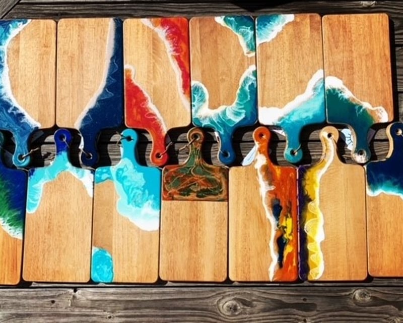 Resin Charcuterie Board Workshop at Terranea Resort