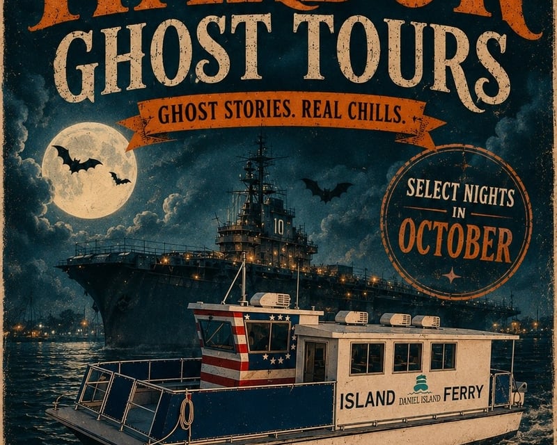 Charleston Harbor Ghost Cruise from Daniel Island