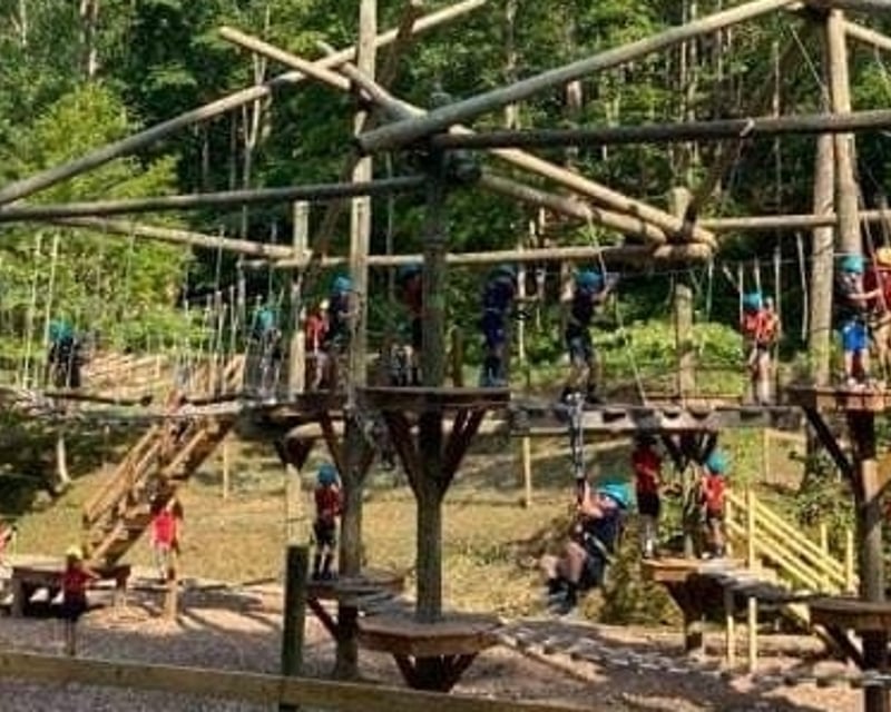 15' Zipline & Aerial Ropes Course in Huntington, WV