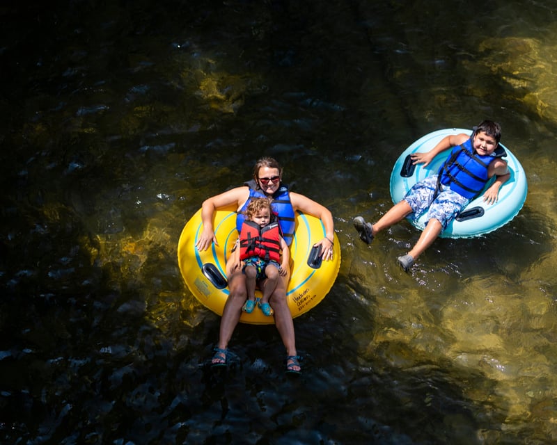 Mountain Tubing on the Upper French Broad River