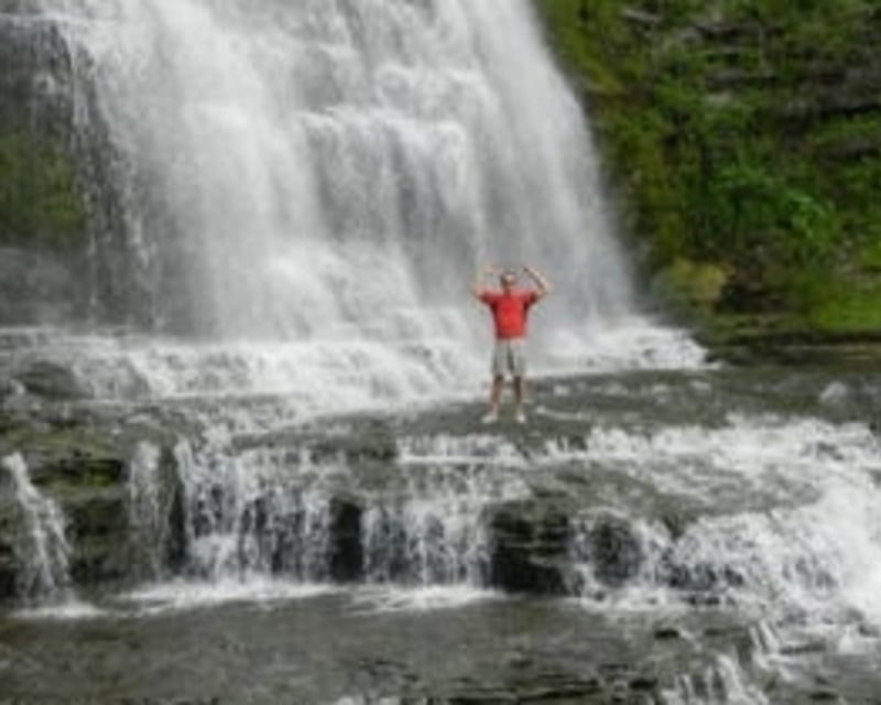 2-Hour Hector Waterfall Boat Tour in Burdett