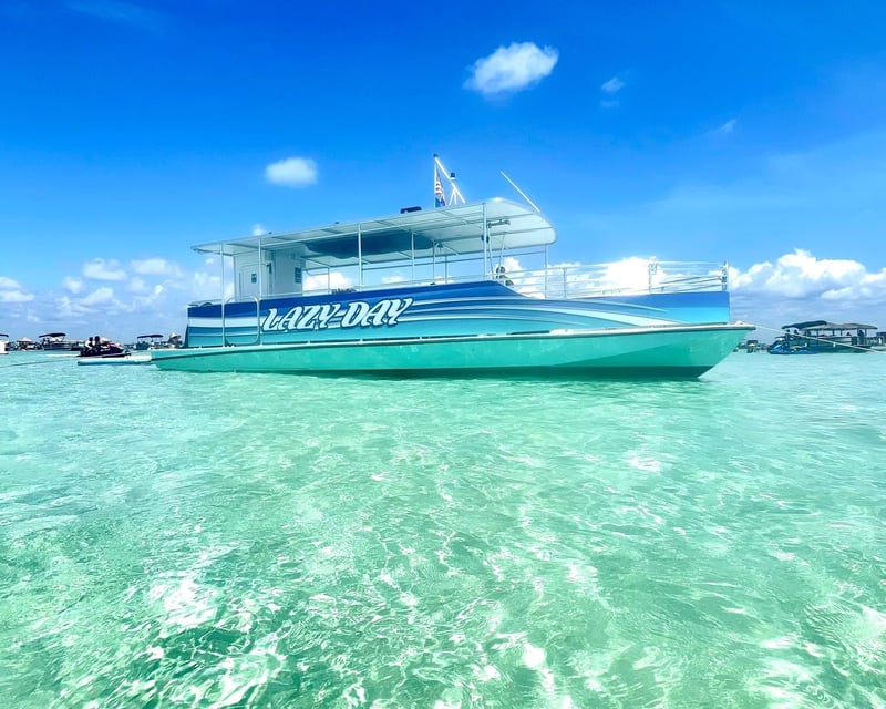 Private 39' Crab Island Boat Charter from Destin