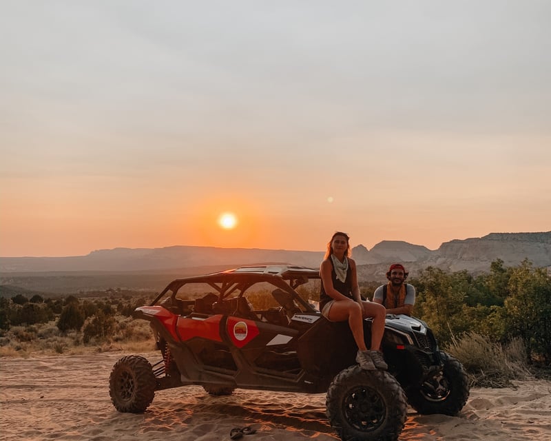 Sunset UTV Guided Tour in Kanab