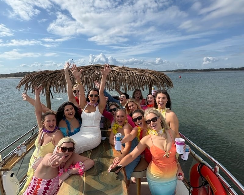 Bachelorette Boat Cruise in Folly Beach