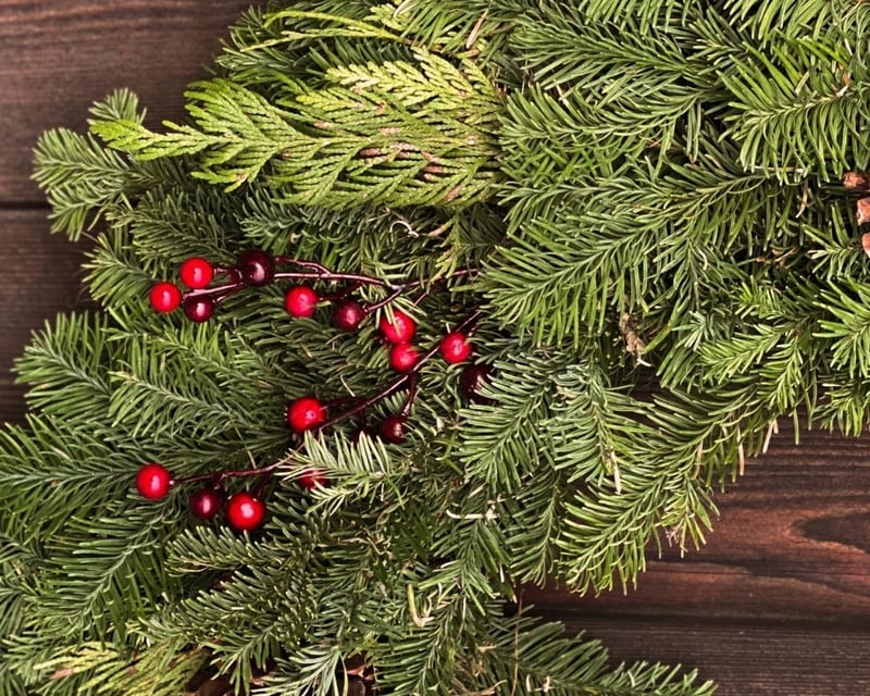 Holiday Wreath Making & Wine Class in Fish Camp
