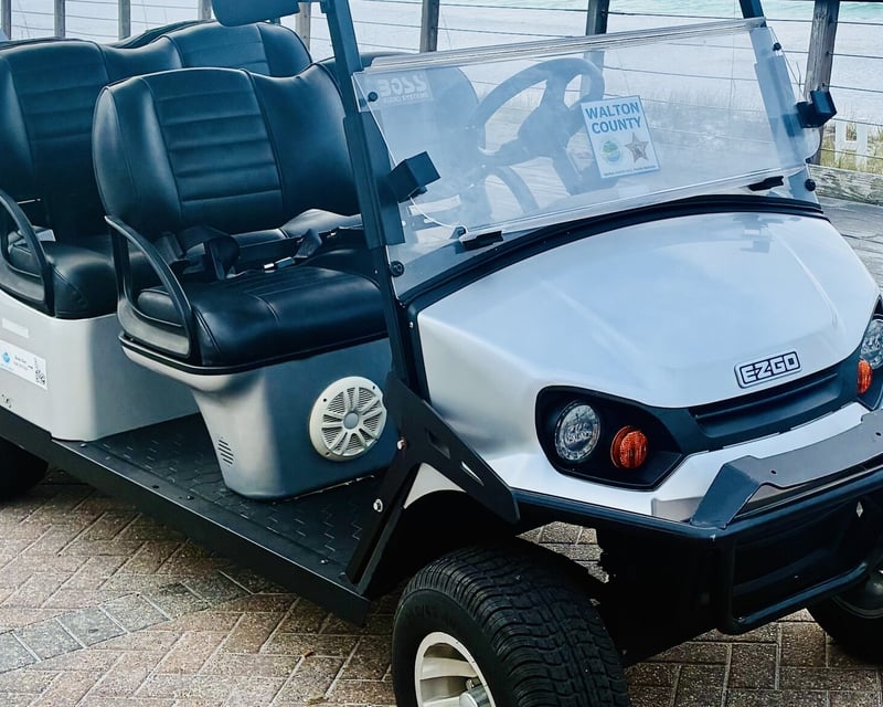 Lifted Gas Golf Cart Rental in Destin