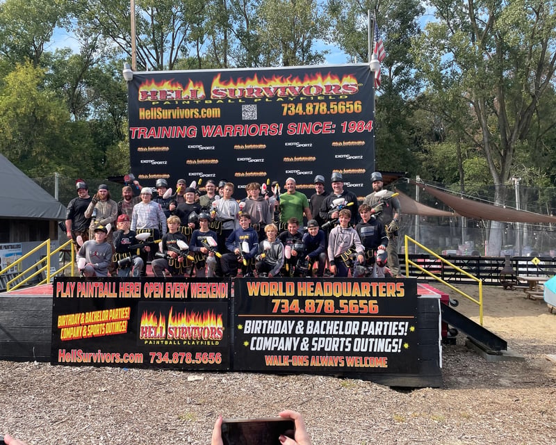 Weekend Open Play Paintball Party in Pinckney, MI