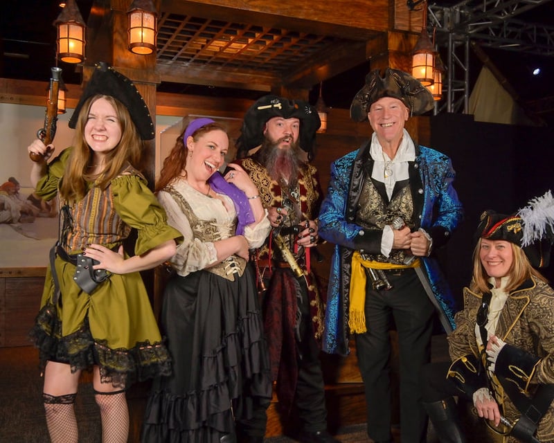 Pirate-Themed Wedding at Real Pirates Museum in Salem