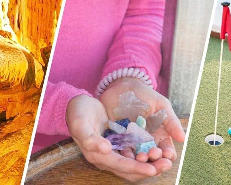 Cave Tour, Gemstone Mining & Mini Golf in Springfield