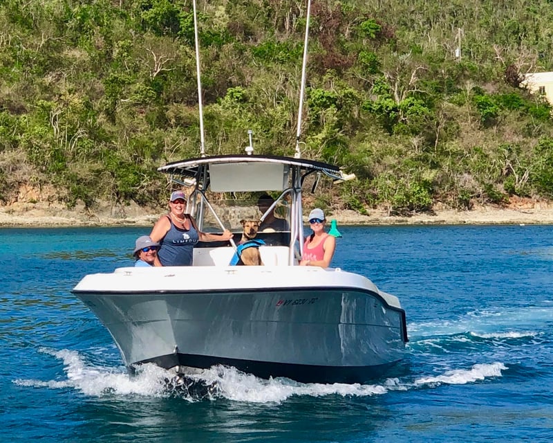 Private 27' Boat Charter in St. Thomas & St. John