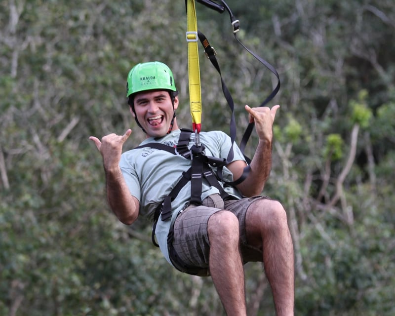 Jurassic Valley Zipline Tour at Kualoa Ranch