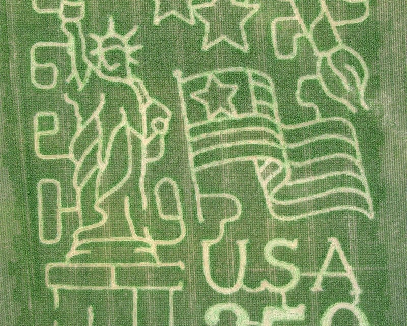 Patriotic Corn Maze & Wagon Farm Tour in Mannington, NJ