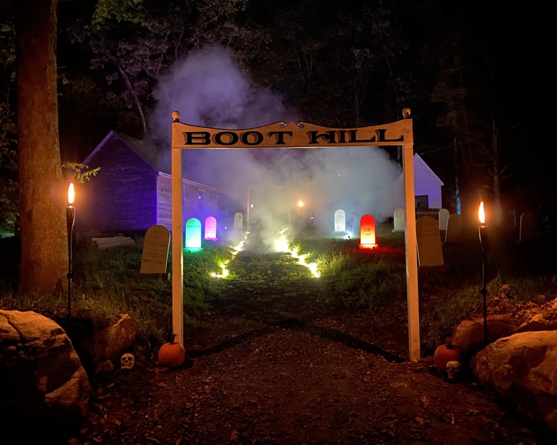 Haunted Train & Trail in Stanhope