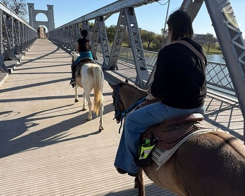 Downtown Waco Guided Trail Ride Along the Brazos River