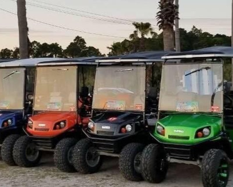 4 or 6-Seater Golf Cart Rental in Panama City Beach