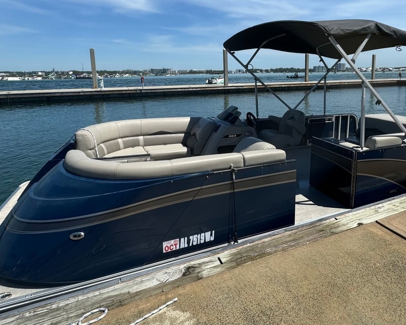 Full-Day Pontoon Boat Rental in Orange Beach