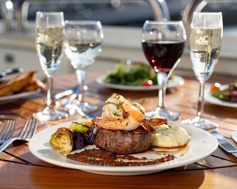 Sunday Surf & Turf Dinner Cruise in San Diego