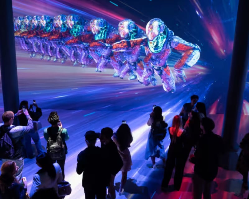 Immersive Digital Art Exhibit at Artechouse New York
