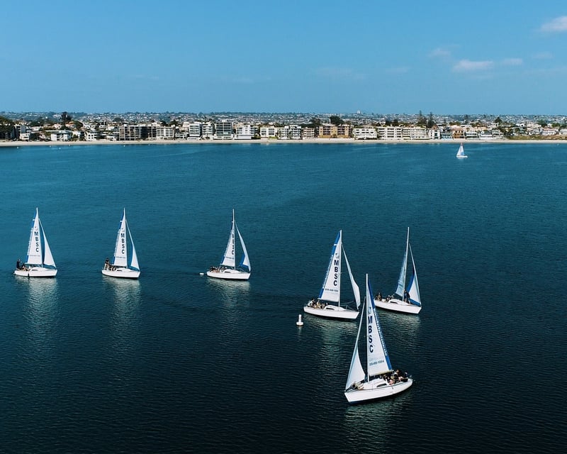 22' Sailboat Rental on Mission Bay, San Diego