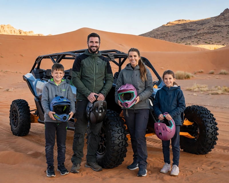 Guided Family UTV Tour of the Red Sands in El Paso