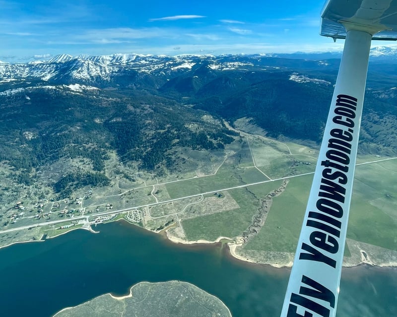 Yellowstone 1959 Earthquake Scenic Flight