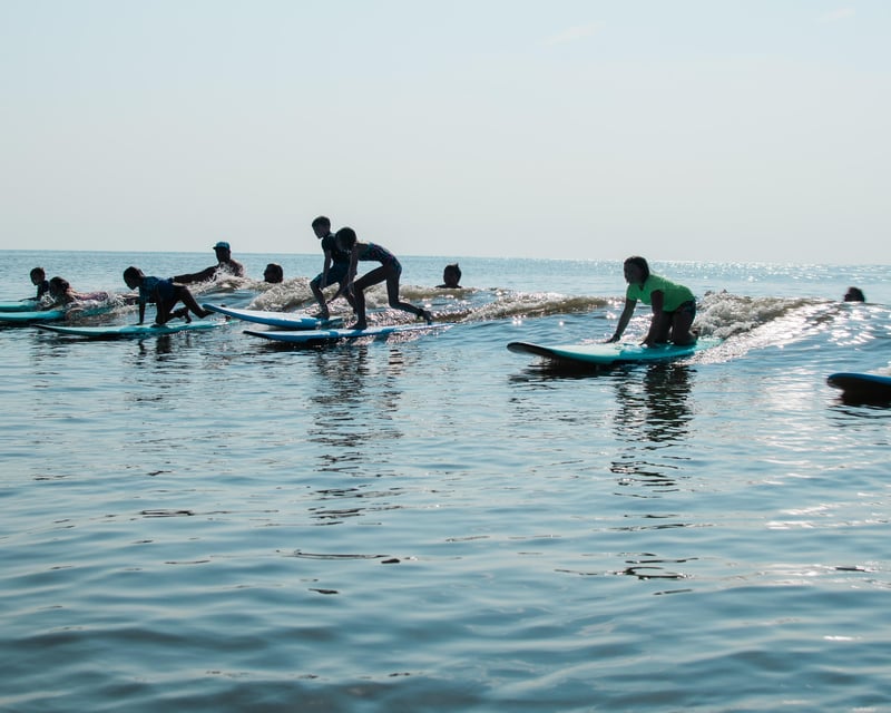 Surfing Lesson for Groups in Surfside Beach