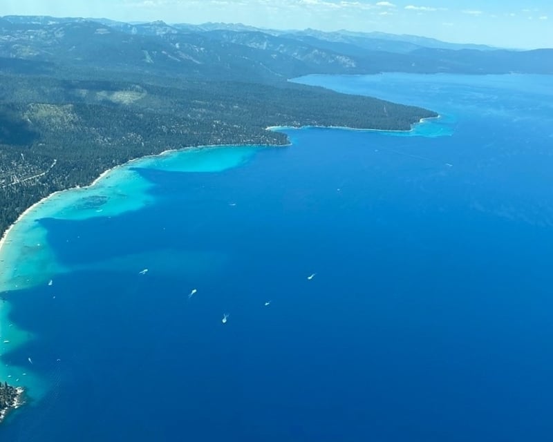 Lake Tahoe North Shore Scenic Flight From Truckee