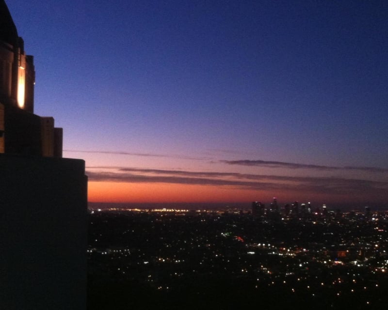 Hollywood Sign Sunrise Mini-Car Tour in Griffith Park