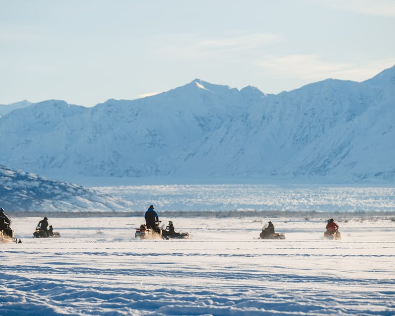 4-Hour Guided Snowmobile Tour in Palmer
