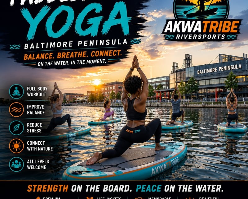 Paddle Board Rental with Skyline Views in Baltimore
