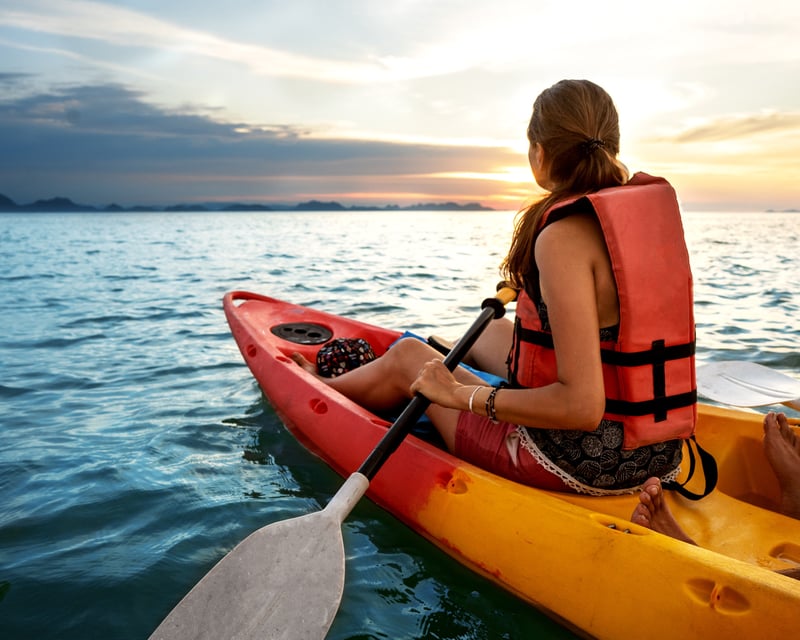 Kayak to Secret Island in Panama City Beach