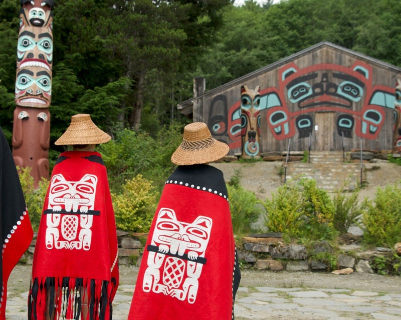 Saxman Native Village Tour & Lumberjack Show