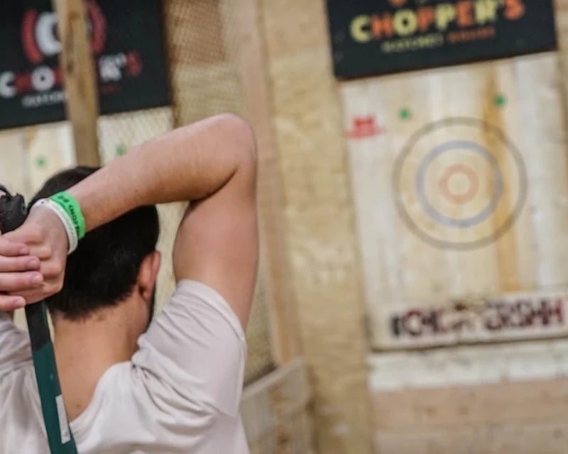Axe Throwing Lane Rental With 2 Targets in Philadelphia