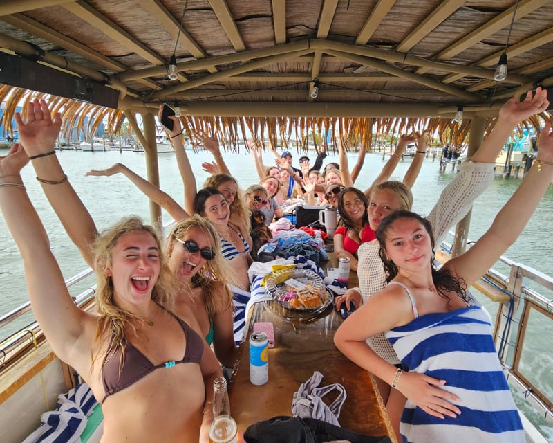 Pensacola 4-Hour Morning Tiki Boat Charter