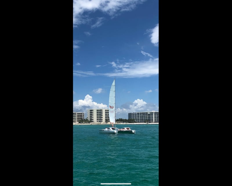 Sailing Charter in Destin on a Stiletto 30 Catamaran