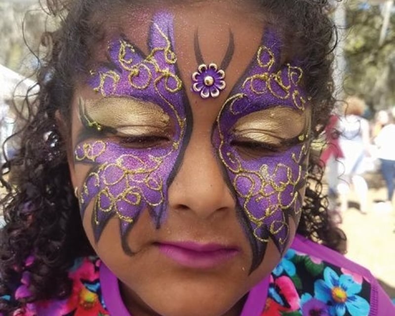 Mobile Freehand Face Painting for Parties Near Inglis, FL