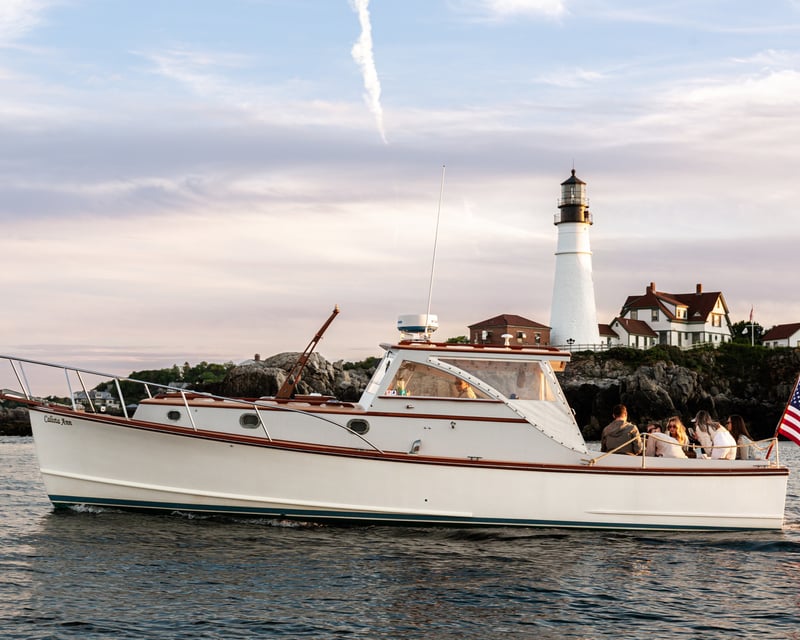 Private Lighthouse & Fort Yacht Cruise in Portland, Maine