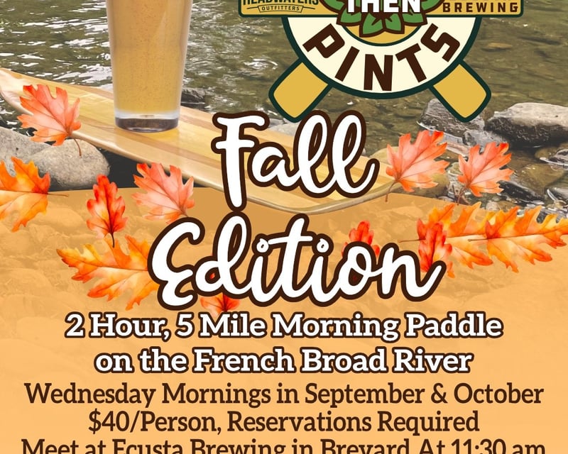 French Broad River Paddle & Pints Tour