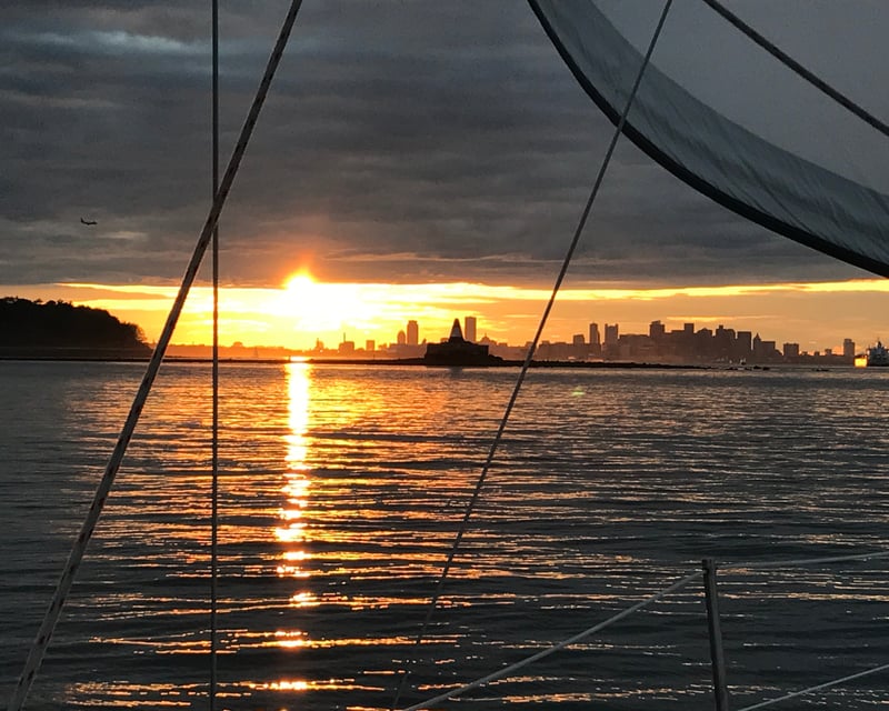 Boston Harbor Night Sailing Clinic