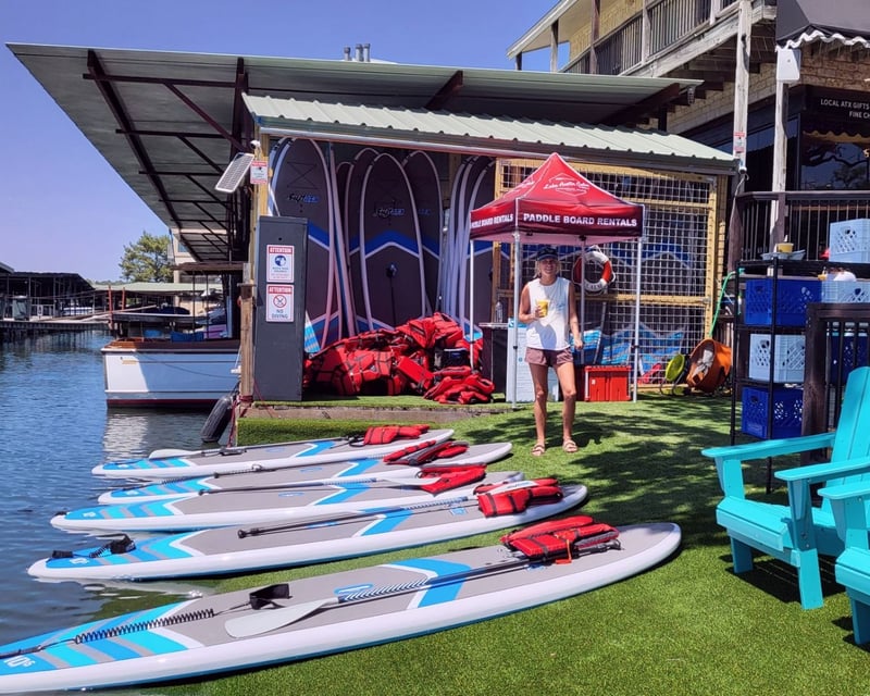 Floating Yoga Class in Austin